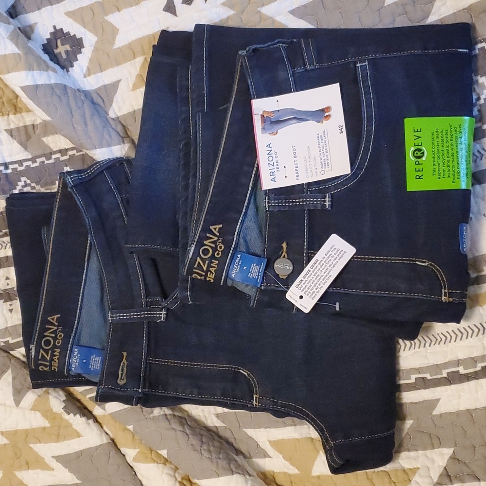 Two pair Arizona Perfect Boot Repreve Sz 11